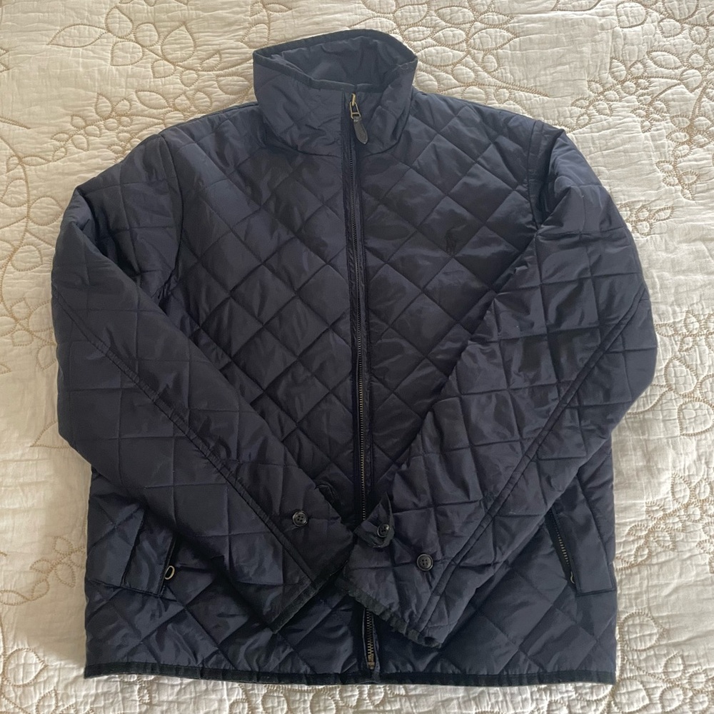 Ralph Lauren Sport Navy Quilted Jacket
